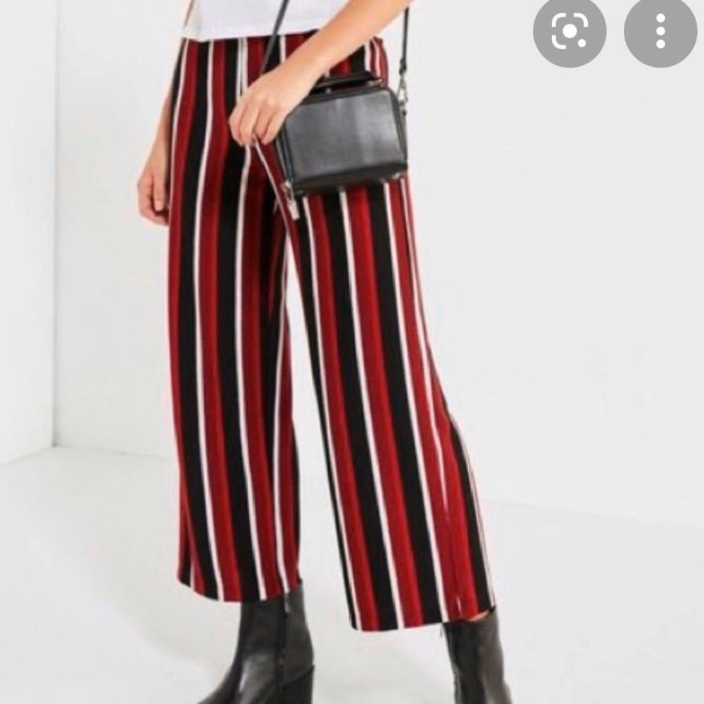 Urban Outfitters Silence and Noise Red Striped Pants